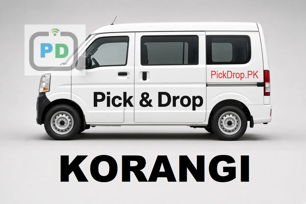 Pick and drop van and carpool service from Korangi to Liaquatabad, Karachi