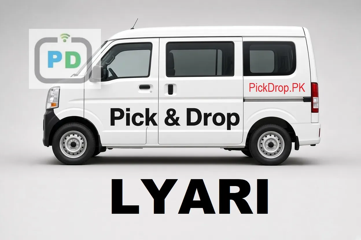 Pick and drop van and carpool service in Lyari, Karachi