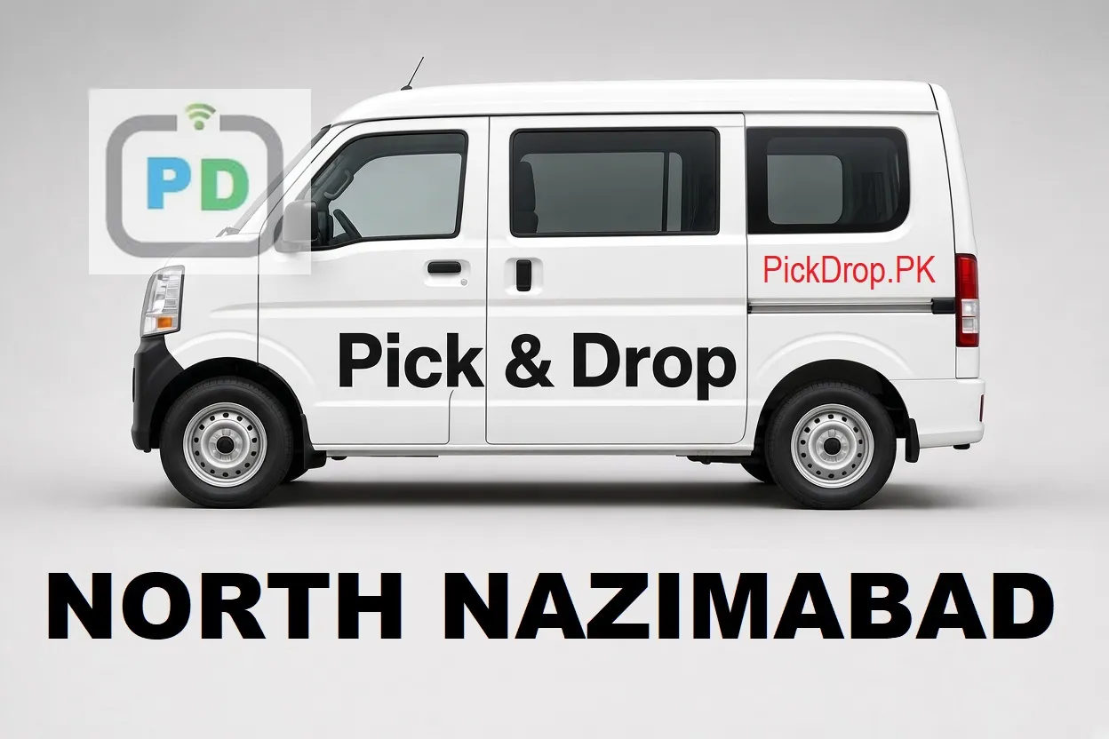 Pick and drop van and carpool service from North Nazimabad to Nazimabad, Karachi