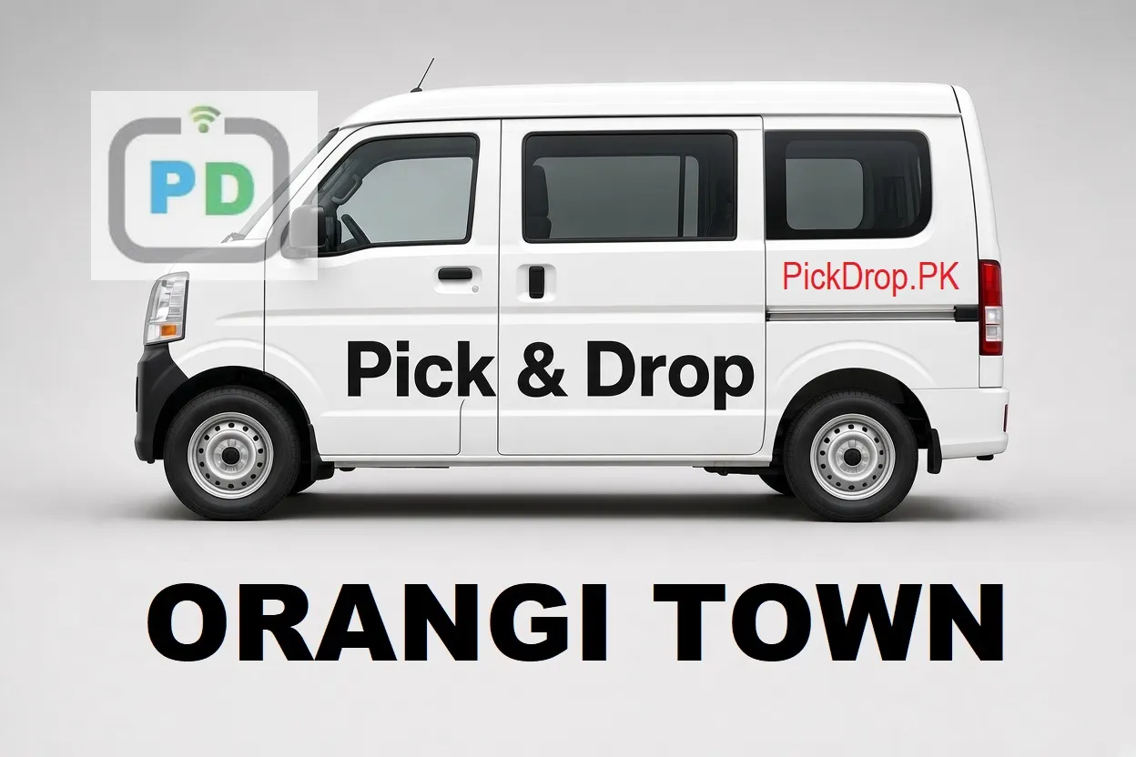 Pick and drop van and carpool service in Orangi Town, Karachi
