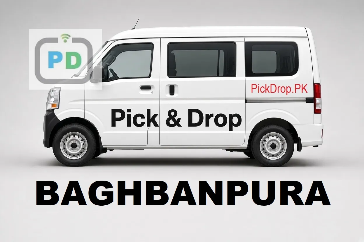 Pick and drop van and carpool service in Baghbanpura, Lahore