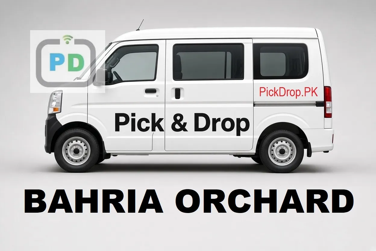 Pick and drop van and carpool service in Bahria Orchard, Lahore