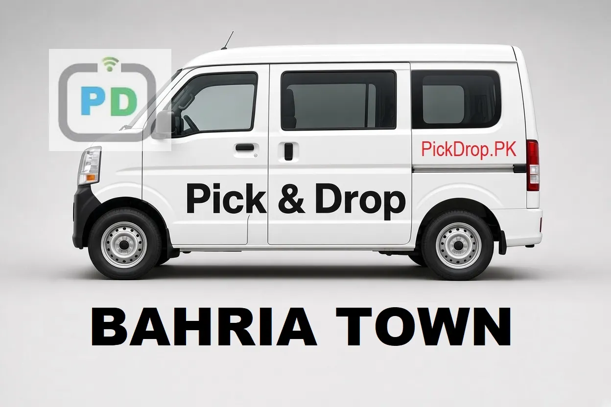 Pick and drop van and carpool service from Bahria Town to Raiwind Road, Lahore