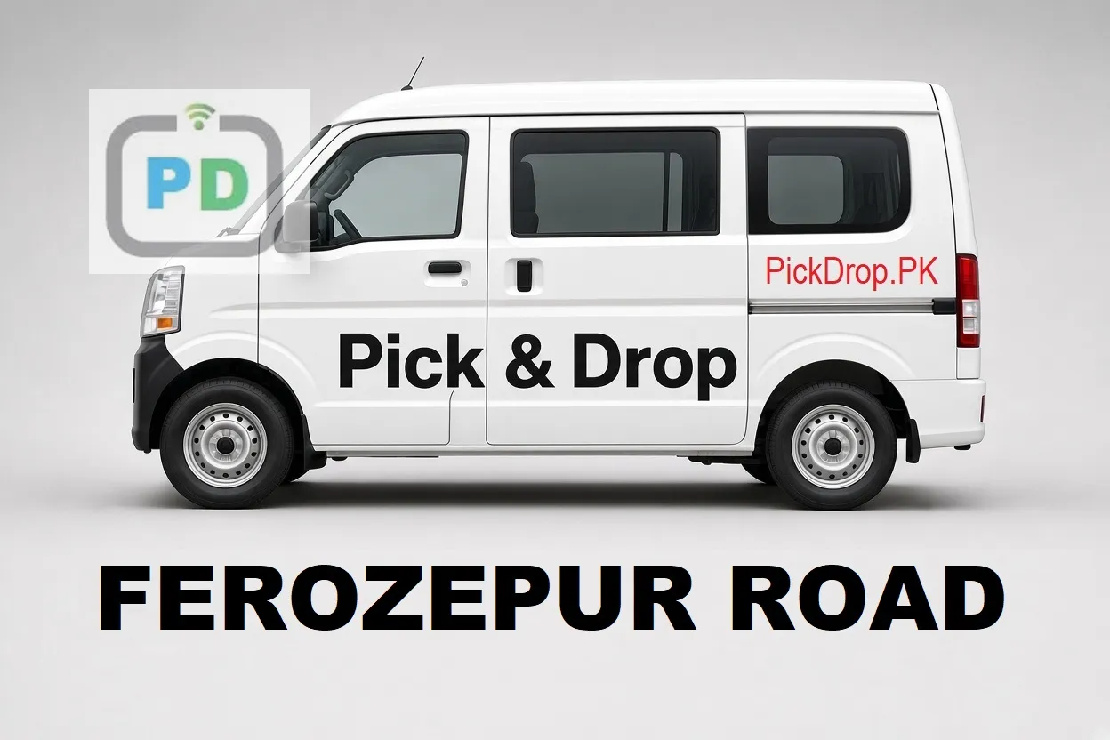 Pick and drop van and carpool service from Ferozepur Road to Askari, Lahore