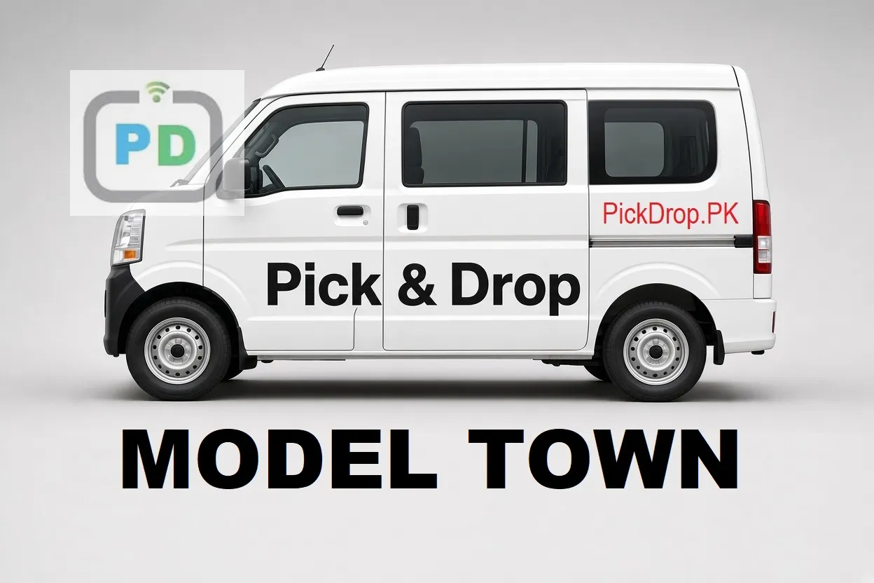 Pick and drop van and carpool service in Model Town, Lahore