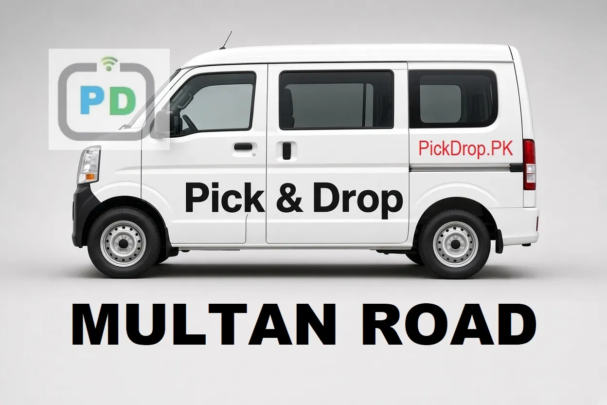 Pick and drop van and carpool service from Multan Road to DHA Defence, Lahore