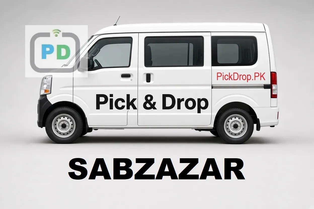 Pick and drop van and carpool service from Sabzazar to DHA Defence, Lahore
