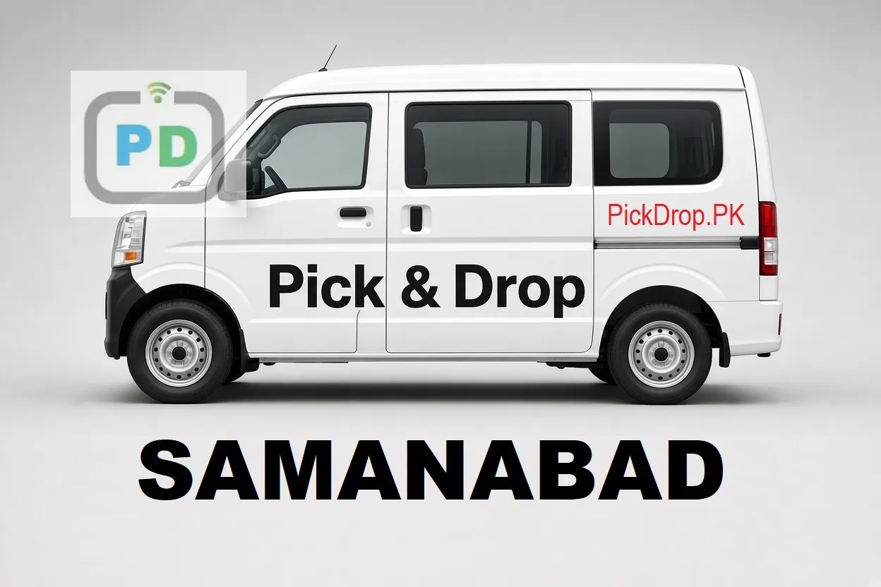 Pick and drop van and carpool service from Samanabad to Raiwind Road, Lahore
