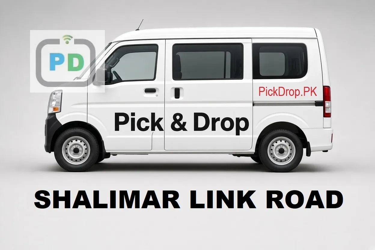 Pick and drop van and carpool service in Shalimar Link Road, Lahore