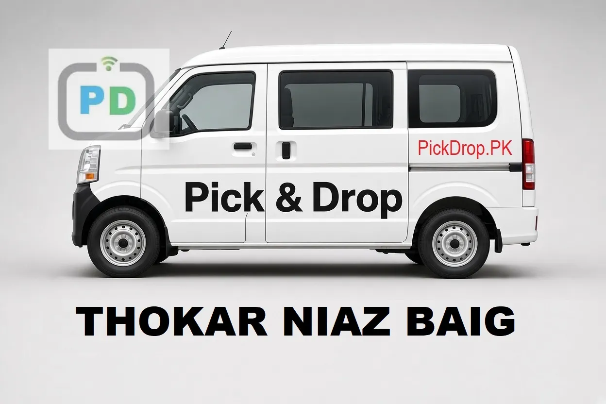 Pick and drop van and carpool service from Thokar Niaz Baig to DHA Defence, Lahore
