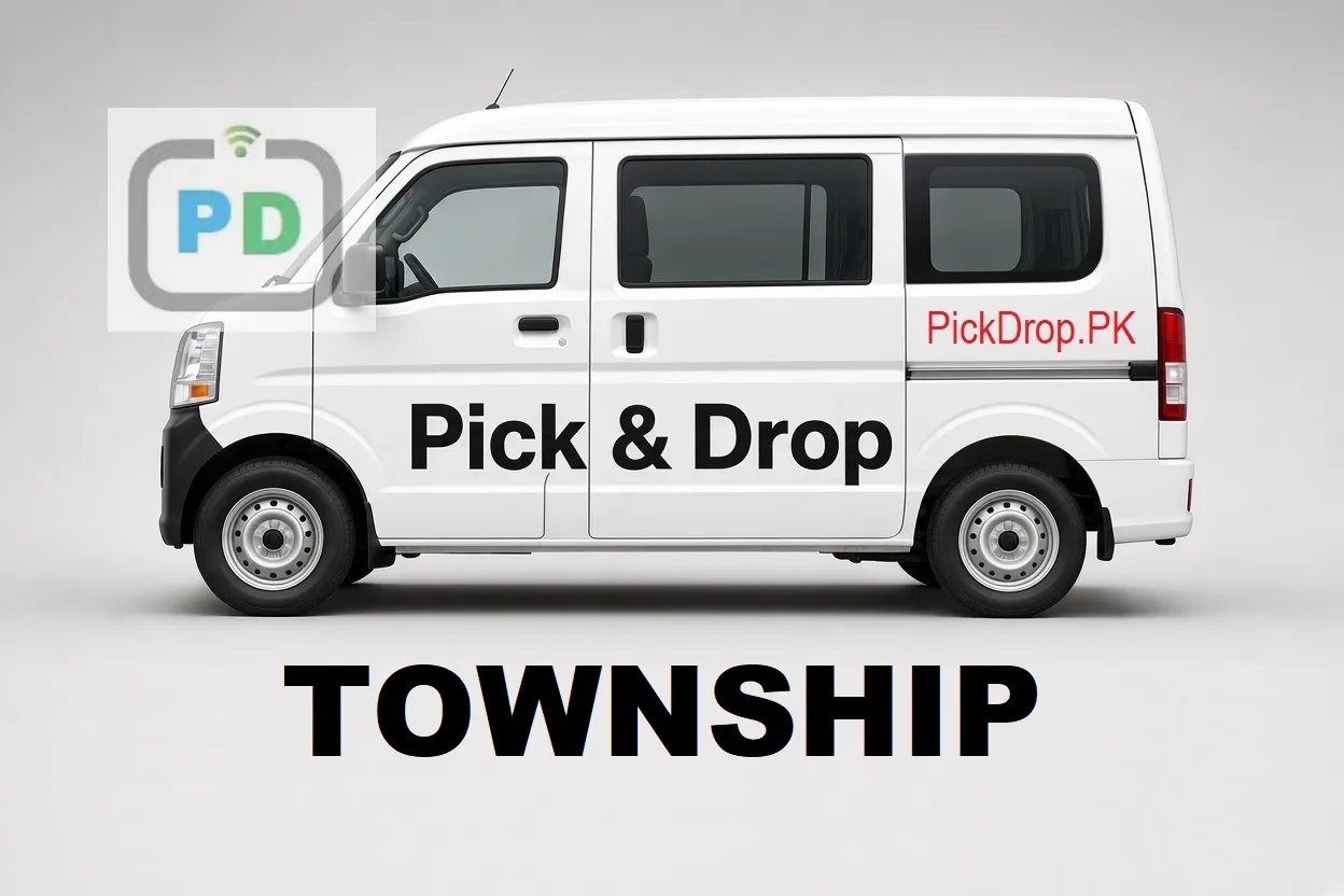 Pick and drop van and carpool service from Township to Bahria Town, Lahore