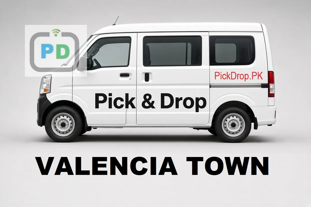 Pick and drop van and carpool service in Valencia Town, Lahore