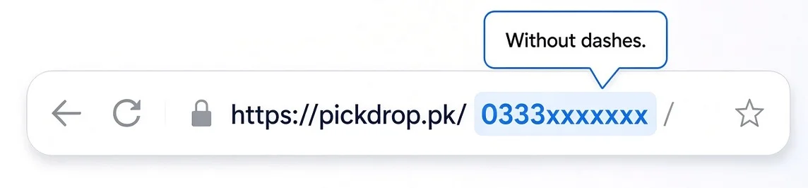 Tip: type any number into the page URL, without dashes, to check it